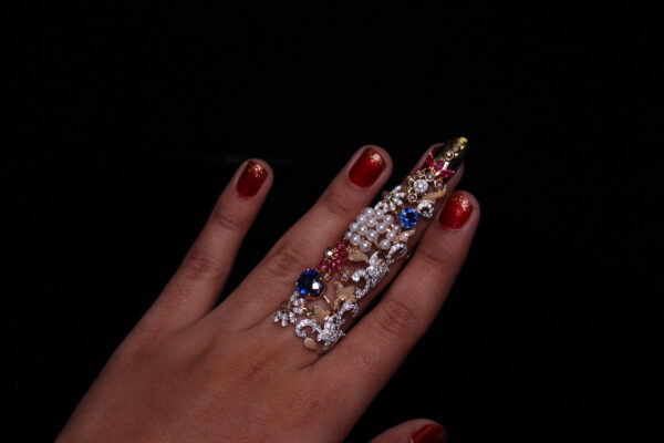 Regal Multi-Finger Ring